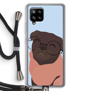 CaseCompany Ludo: Samsung Galaxy A42 5G Transparant Hoesje met koord