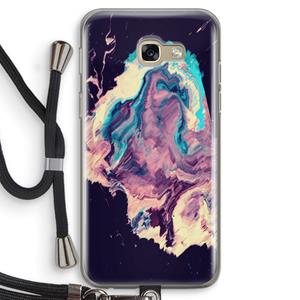 CaseCompany Cosmic Silence: Samsung Galaxy A5 (2017) Transparant Hoesje met koord
