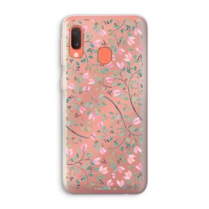 CaseCompany Sierlijke bloemen: Samsung Galaxy A20e Transparant Hoesje