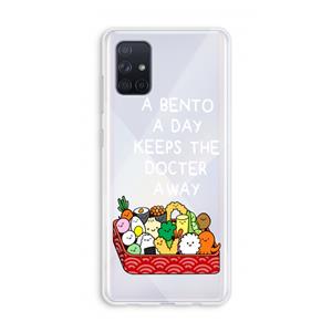 CaseCompany Bento a day: Galaxy A71 Transparant Hoesje