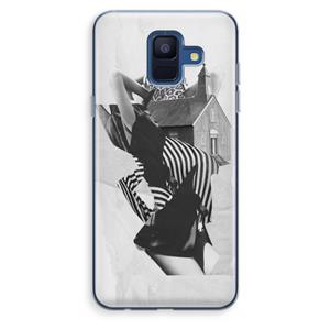 CaseCompany House: Samsung Galaxy A6 (2018) Transparant Hoesje