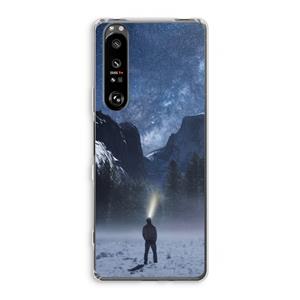 CaseCompany Wanderlust: Sony Xperia 1 III Transparant Hoesje