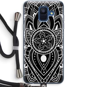 CaseCompany It's Complicated: Samsung Galaxy A6 (2018) Transparant Hoesje met koord