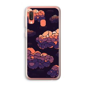 CaseCompany Patroon Wolken: Samsung Galaxy A20e Transparant Hoesje