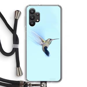 CaseCompany Kolibri: Samsung Galaxy A32 5G Transparant Hoesje met koord