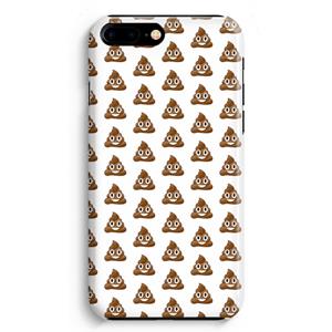 CaseCompany Poop emoji: iPhone 8 Plus Volledig Geprint Hoesje