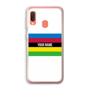 CaseCompany WK Wielrennen: Samsung Galaxy A20e Transparant Hoesje