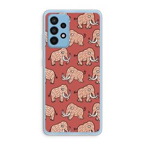 CaseCompany Mammoet: Samsung Galaxy A52 Transparant Hoesje