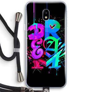 CaseCompany Dream: Samsung Galaxy J3 (2017) Transparant Hoesje met koord