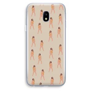 CaseCompany You're so golden: Samsung Galaxy J3 (2017) Transparant Hoesje