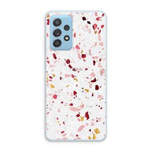 CaseCompany Terrazzo N°9: Samsung Galaxy A73 Transparant Hoesje