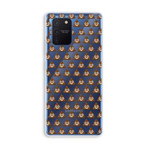 CaseCompany Poop emoji: Samsung Galaxy Note 10 Lite Transparant Hoesje