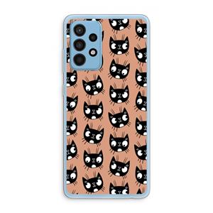 CaseCompany Kat: Samsung Galaxy A52 Transparant Hoesje