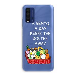 CaseCompany Bento a day: Xiaomi Redmi 9T Transparant Hoesje