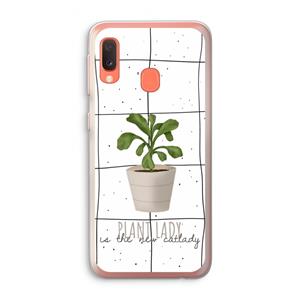 CaseCompany Kamerplant op vensterruit: Samsung Galaxy A20e Transparant Hoesje