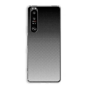 CaseCompany Musketon Halftone: Sony Xperia 1 III Transparant Hoesje