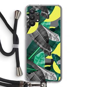 CaseCompany Fantasie jungle: Samsung Galaxy A32 5G Transparant Hoesje met koord