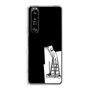 CaseCompany Musketon Painter: Sony Xperia 1 III Transparant Hoesje