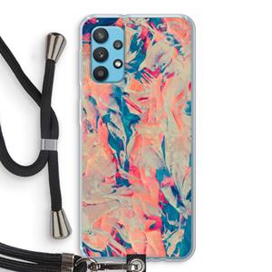 CaseCompany Alone: Samsung Galaxy A32 4G Transparant Hoesje met koord