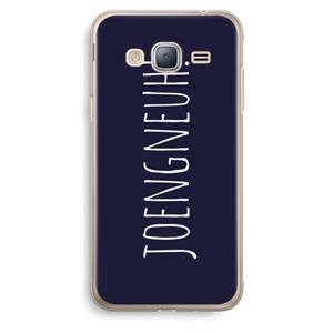 CaseCompany Joengneuh!: Samsung Galaxy J3 (2016) Transparant Hoesje