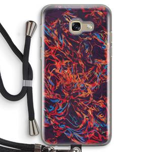 CaseCompany Lucifer: Samsung Galaxy A5 (2017) Transparant Hoesje met koord