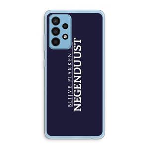CaseCompany Blijve plakken in Negenduust: Samsung Galaxy A52 Transparant Hoesje