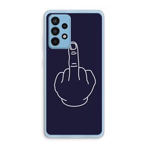 CaseCompany F**k U: Samsung Galaxy A52 Transparant Hoesje