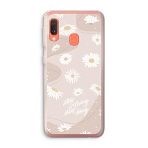 CaseCompany Daydreaming becomes reality: Samsung Galaxy A20e Transparant Hoesje