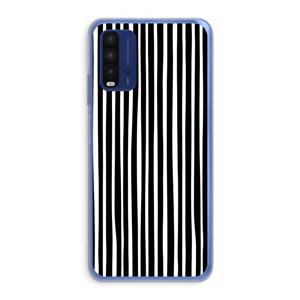 CaseCompany Stripes: Xiaomi Redmi 9T Transparant Hoesje