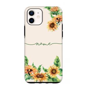 CaseCompany Zonnebloemen: iPhone 12 mini Tough Case