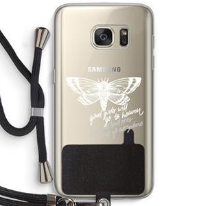 CaseCompany Good or bad: Samsung Galaxy S7 Transparant Hoesje met koord