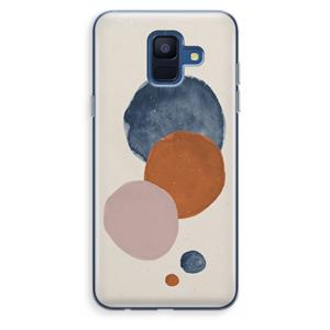 CaseCompany Geo #4: Samsung Galaxy A6 (2018) Transparant Hoesje