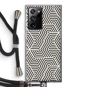 CaseCompany Magic pattern: Samsung Galaxy Note 20 Ultra / Note 20 Ultra 5G Transparant Hoesje met koord