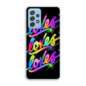 CaseCompany Loves: Samsung Galaxy A73 Transparant Hoesje