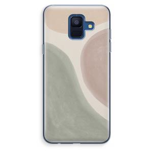 CaseCompany Geo #6: Samsung Galaxy A6 (2018) Transparant Hoesje