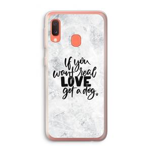 CaseCompany Partner in crime: Samsung Galaxy A20e Transparant Hoesje