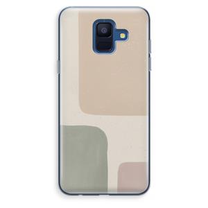 CaseCompany Geo #7: Samsung Galaxy A6 (2018) Transparant Hoesje