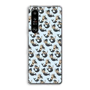 CaseCompany Zeemeermin: Sony Xperia 1 III Transparant Hoesje