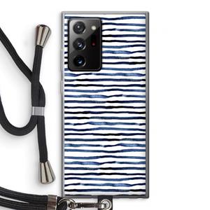 CaseCompany Verrassende lijnen: Samsung Galaxy Note 20 Ultra / Note 20 Ultra 5G Transparant Hoesje met koord
