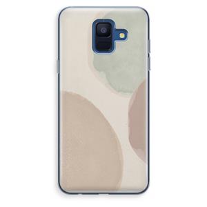 CaseCompany Geo #8: Samsung Galaxy A6 (2018) Transparant Hoesje
