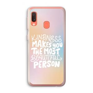 CaseCompany The prettiest: Samsung Galaxy A20e Transparant Hoesje