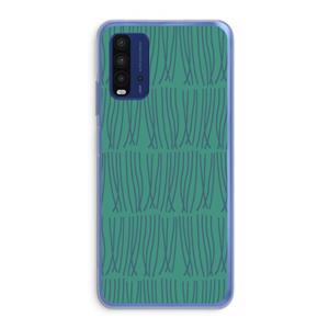 CaseCompany Swirls: Xiaomi Redmi 9T Transparant Hoesje