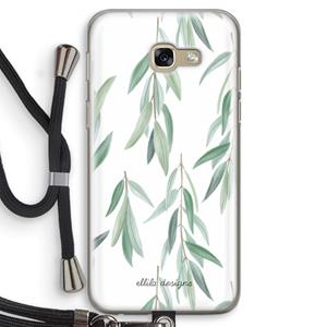 CaseCompany Branch up your life: Samsung Galaxy A5 (2017) Transparant Hoesje met koord