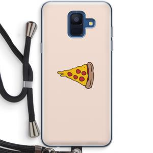 CaseCompany You Complete Me #1: Samsung Galaxy A6 (2018) Transparant Hoesje met koord