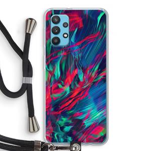 CaseCompany Pilgrims Of The Sea: Samsung Galaxy A32 4G Transparant Hoesje met koord