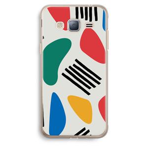 CaseCompany Illustratieve pop 1: Samsung Galaxy J3 (2016) Transparant Hoesje