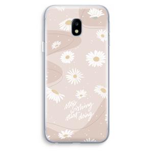 CaseCompany Daydreaming becomes reality: Samsung Galaxy J3 (2017) Transparant Hoesje