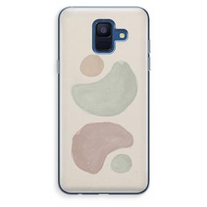CaseCompany Geo #10: Samsung Galaxy A6 (2018) Transparant Hoesje