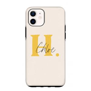 CaseCompany Amber Script: iPhone 12 mini Tough Case