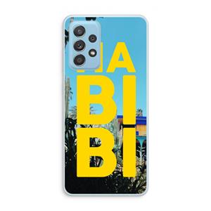 CaseCompany Habibi Majorelle : Samsung Galaxy A73 Transparant Hoesje